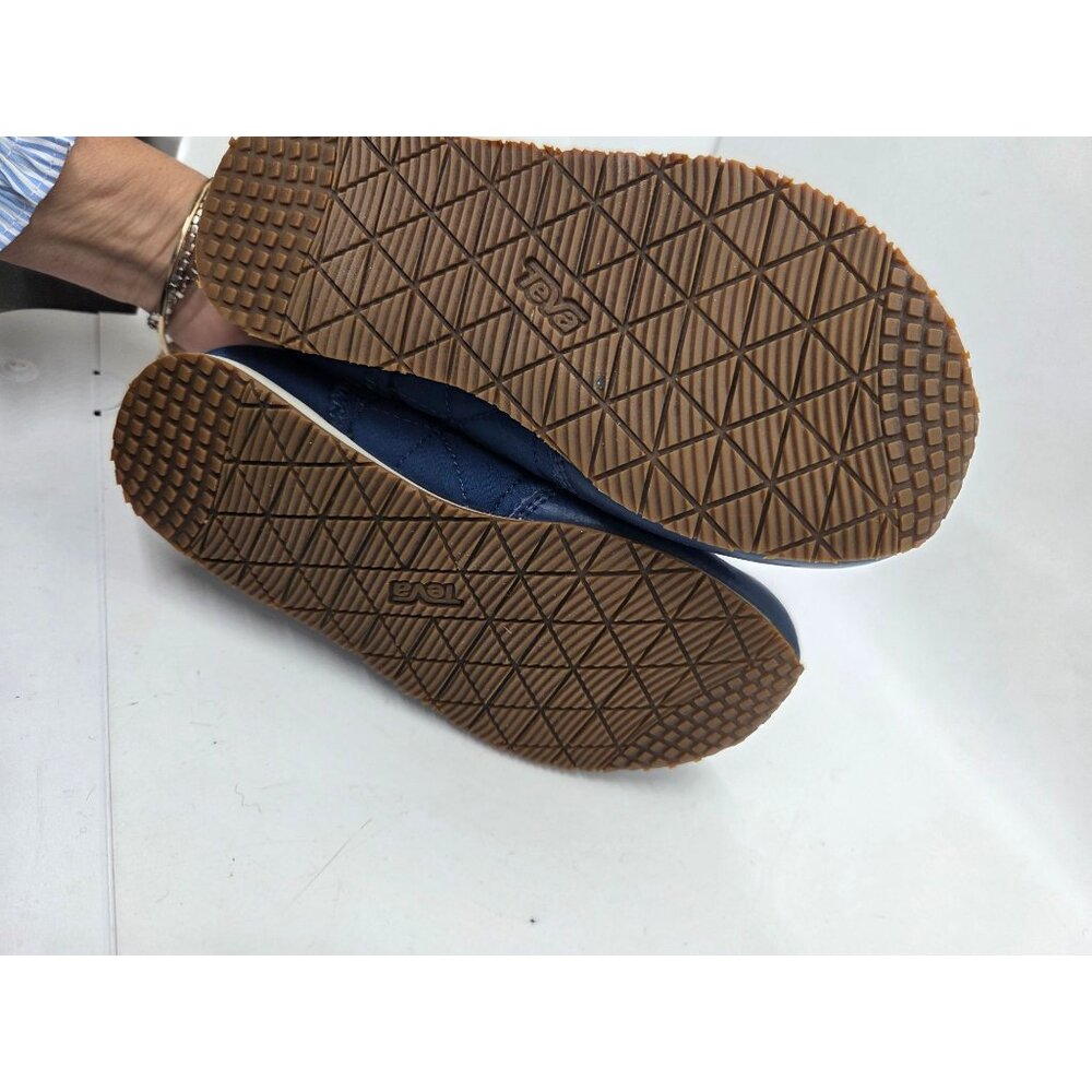 Teva Ember Mid Blue Quilted Slip-On Shoes 13 Rubber Soles boys kids - Picture 7 of 9